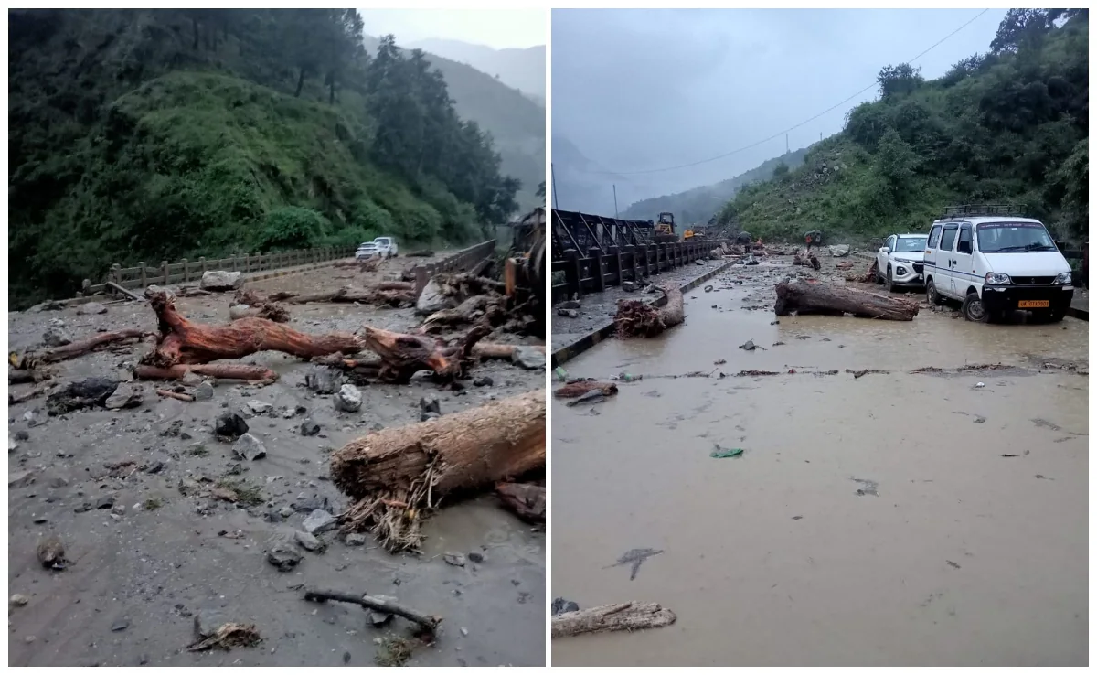 Uttarkhand में अलकनंदा नदी का रौद्र रूप: बद्रीनाथ हाईवे डूबा