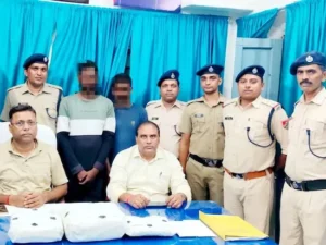 7 किलो गांजा के साथ तस्कर गिरफ्तार