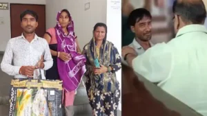 UP : थैले में नौजात का शव लेकर डीएम की चौखट पर पहुंचा पिता