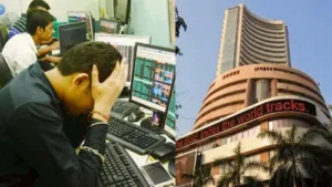 Stock Market : बाजार में गिरावट, सेंसेक्स 308 अंक लुढ़का