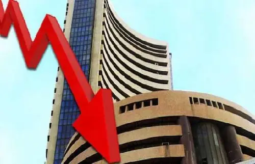 Stock Market : बाजार में बड़ी गिरावट, सेंसेक्स और निफ्टी लुढ़के