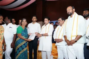 Ration cards: 65 हज़ार लोगों को सरकारी नौकरी देने का श्रेय कांग्रेस सरकार को : श्रीधर बाबू