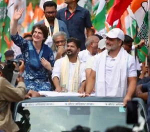 Bihar: राहुल गांधी के साथ रेवंत रेड्डी ने बिहार में मतदाता अधिकार यात्रा में भाग लिया