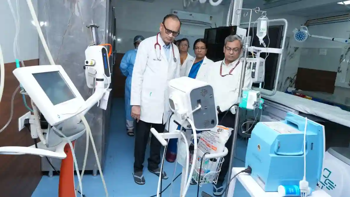 भारतीय रेलवे स्वास्थ्य सेवा महानिदेशक ने केंद्रीय रेलवे अस्पताल को दी नई सौगात