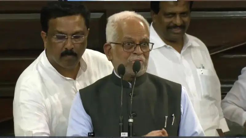 B. Sudarshan Reddy  ने उपराष्ट्रपति पद के लिए दाखिल किया नामांकन