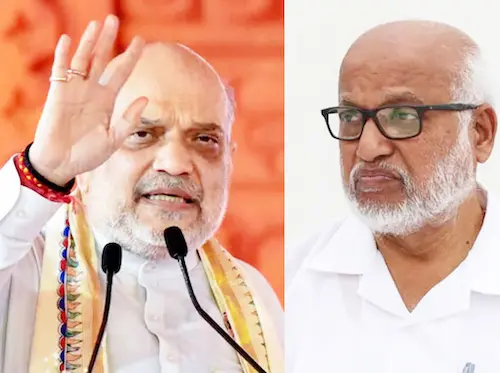 National : अमित शाह बोले– सुदर्शन रेड्डी की वजह से दो दशक नक्सलवाद