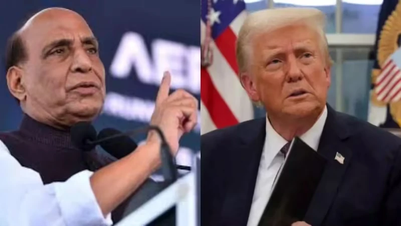 International: अमेरिका के उड़े होश! टैरिफ बॉम्ब पर राजनाथ सिंह ने ट्रंप की निकाली हेकड़ी