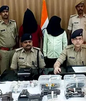 Bihar : मुंगेर में 6 मिनी गन फैक्ट्री का भंडाफोड़,  2 लोग गिरफ्तार