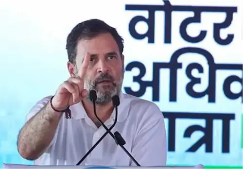 Bihar : चुनाव आयोग बीजेपी के साथ मिलकर कर रहा है वोट चोरी : राहुल
