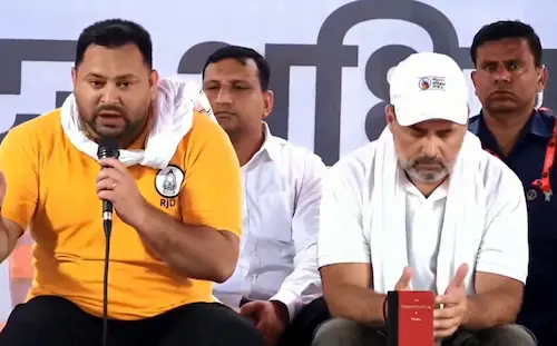 Bihar : चिराग विशेष व्यक्ति के हनुमान हैं और हम जनता के हनुमान : तेजस्वी