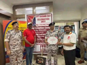 News Hindi : RPF कर्मियों ने दिखाई सामाजिक जिम्मेदारी, 35 ने किया रक्तदान