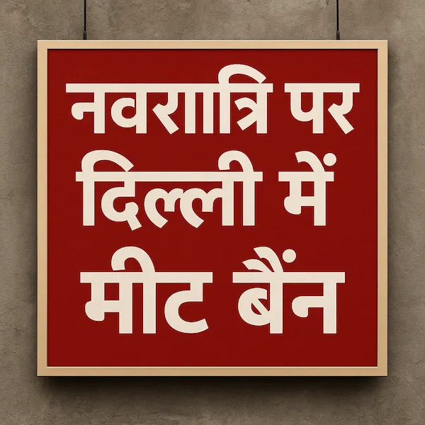 meat ban in delhi?