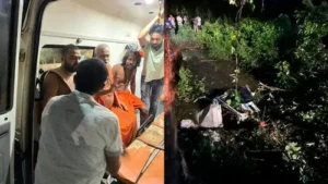 Latest News-Chhindwara : तेज़ रफ्तार कार टायर फटने से कुएं में गिरी