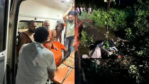 Latest News-Chhindwara : तेज़ रफ्तार कार टायर फटने से कुएं में गिरी