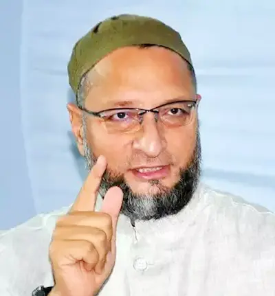 National : भारत-पाक मैच पर ओवैसी का हमला