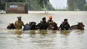 Punjab Floods : मूसलाधार बारिश के चलते पंजाब में आई बाढ़