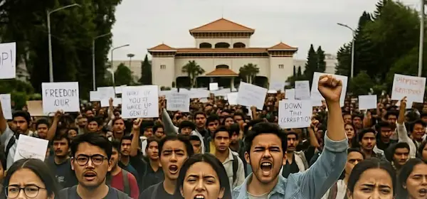 Gen Z: नेपाल में जेन-जी का भ्रष्टाचार-विरोधी प्रदर्शन