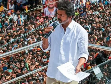Latest News : विजय की पार्टी का नेता गिरफ्तार, भगदड़ में 41 मौतें