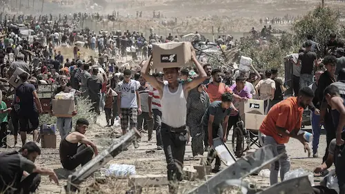 Breaking News: Gaza: गाजा युद्धविराम:हजारों फिलिस्तीनी लौटे उत्तरी गाजा