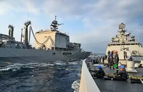 Latest News : INS सह्याद्रि शामिल हुआ भारत-जापान समुद्री अभ्यास में