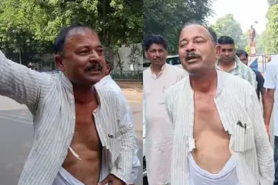 Latest Hindi News : राजद नेता का हाई वोल्टेज ड्रामा: टिकट नहीं मिलने पर कुर्ता फाड़ कर विरोध