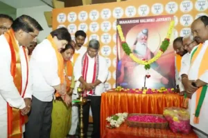 News Hindi : महर्षि वाल्मीकि की शिक्षाएँ सभी के लिए मार्गदर्शक : रामचंद्र राव