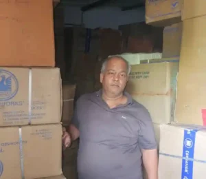 पटाखों के अवैध भंडारण पर छापा, 45 लाख के पटाखे जब्त