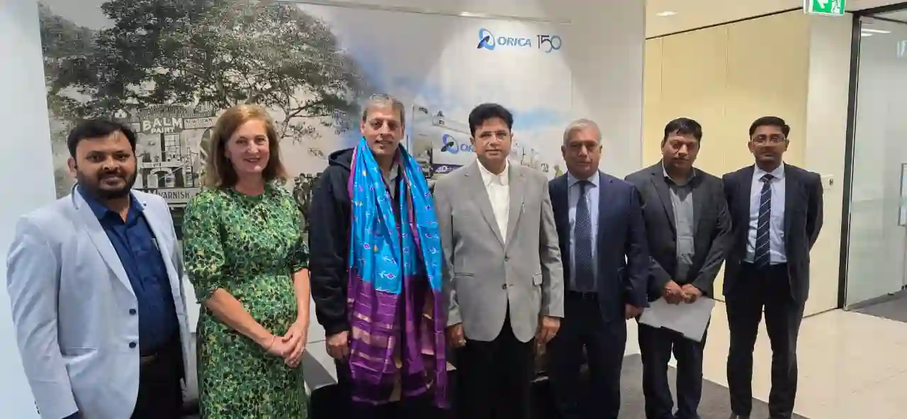 ऑस्ट्रेलिया टूर के दौरान ओरिका के सीईओ से मिले मंत्री श्रीधर बाबू