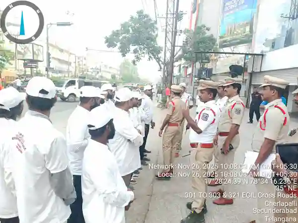 News Hindi : सड़कों पर ट्रैफिक संभालते दिखें हिस्ट्री शीटर, राचकोंडा पुलिस की नई पहल