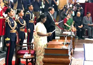 CJI-राष्ट्रपति मुर्मू ने दिलाई शपथ, जस्टिस सूर्यकांत बने 53वें CJI