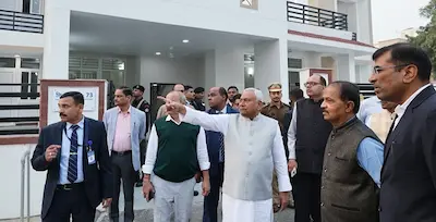 Latest Hindi News : Bihar- नए विधायकों को जल्द मिलेगा नया घर,CM नीतीश ने किया निरीक्षण