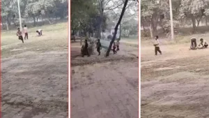 नोएडा स्कूल में बच्चों से ईंट-पत्थर ढुलाई, चपरासी मौज में