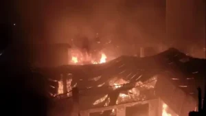 भिवंडी में लगी भयानक आग