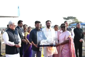 राष्ट्रपति द्रौपदी मुर्मू ने हैदराबाद में शीतकालीन प्रवास का समापन किया