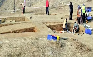 Latest Hindi News : Kashmir-उत्तरी कश्मीर के बारामूला में मिली 2,000 साल पुरानी बौद्ध बस्ती