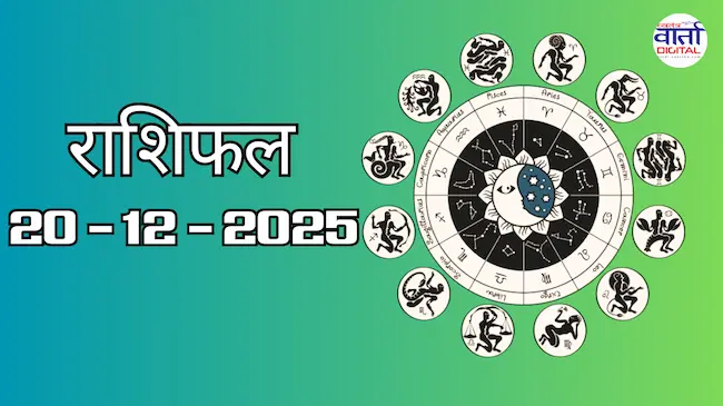 Today Rasifal : राशिफल – 20 दिसंबर 2025 Horoscope in Hindi