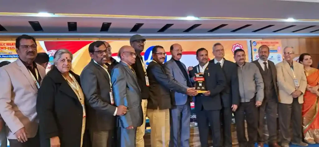 News Hindi : पीआरएसआई हैदराबाद चैप्टर को बेस्ट चैप्टर अवार्ड–2025