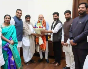 तेलंगाना राइज़िंग – 2047 ग्लोबल समिट के लिए सीएम ने पीएम मोदी को दिया निमंत्रण