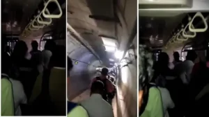 चेन्नई मेट्रो टनल में फंसी, यात्री ट्रैक पर उतरे