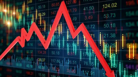 सेंसेक्स और निफ्टी दोनों में कमजोरी बरकरार