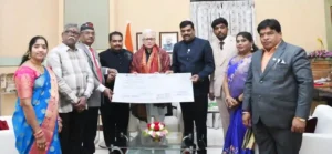 वासवी क्लब इंटरनेशनल ने सैनिक कल्याण कोष को 25 लाख रुपये दिए