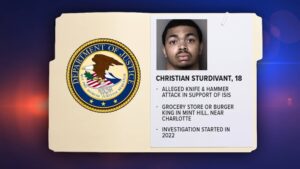 न्यू ईयर हमले की साजिश ISIS से प्रेरित युवक गिरफ्तार, हथौड़े और चाकू बरामद