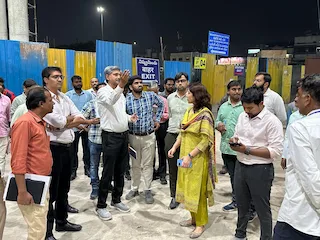 Railway : डीआरएम ने सिकंदराबाद रेलवे स्टेशन का निरीक्षण किया