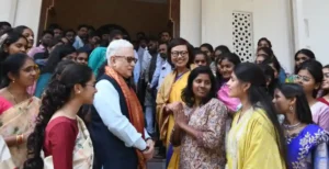 विजेताओं ने राज्यपाल से मुलाकात की