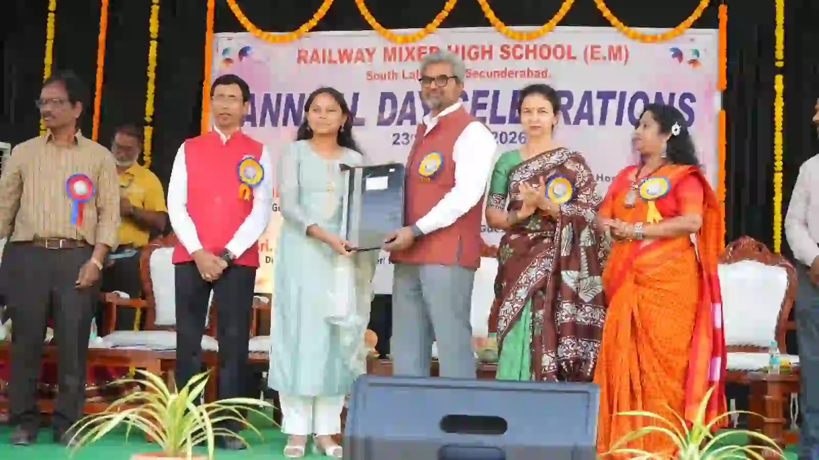 रेलवे मिक्स्ड हाई स्कूल, लल्लागुडा वार्षिक दिवस समारोह का आयोजन