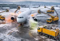 Weather- भीषण ठंड से कांपा यूरोप, बर्फबारी में फंसे विमान, उड़ानें रद्द