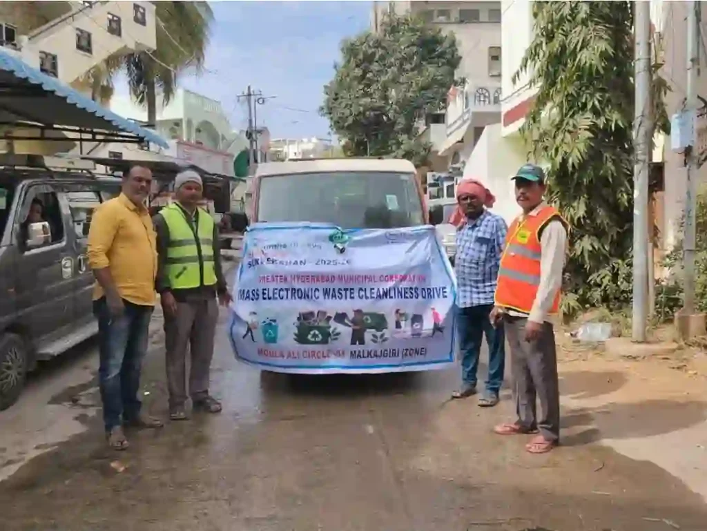 GHMC : 12 और 13 को जीएचएमसी सीमा में मेगा ई-वेस्ट स्वच्छता अभियान- कर्णन