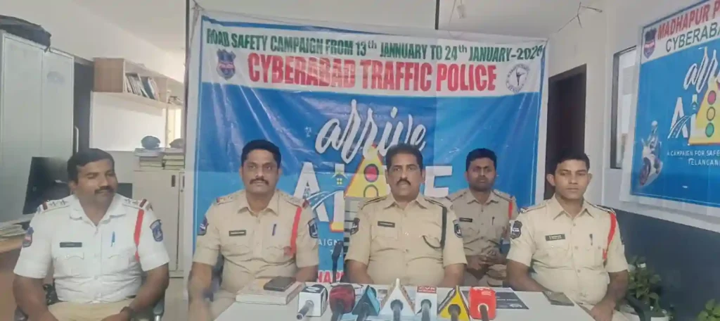 Police : ‘अराइव–अलाइव’ में सड़क सुरक्षा नियमों का पालन करने की अपील