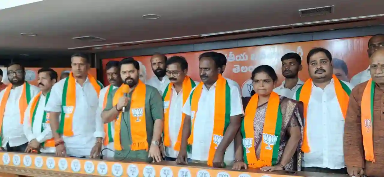 कांग्रेस–बीआरएस की मिलीभगत का भाजपा ने किया कड़ा विरोध