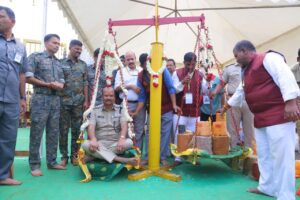 मेडारम जातरा का डीजीपी ने निरीक्षण किया